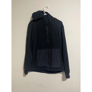 Backcountry Mens‎ Full Zip Hoodie Black Athletic Outdoor Sweatshirt Large